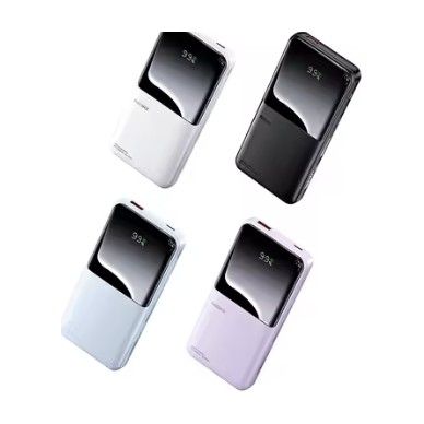 REMAX power banks with digital displays in four colours
